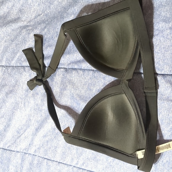 VS PINK PUSH-UP TRIANGLE BIKINI TOP Black XL - Picture 4 of 7